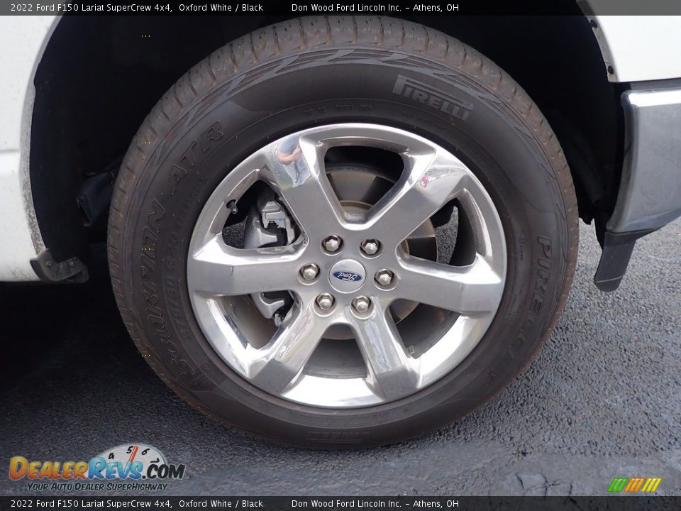 2022 Ford F150 Lariat SuperCrew 4x4 Oxford White / Black Photo #12