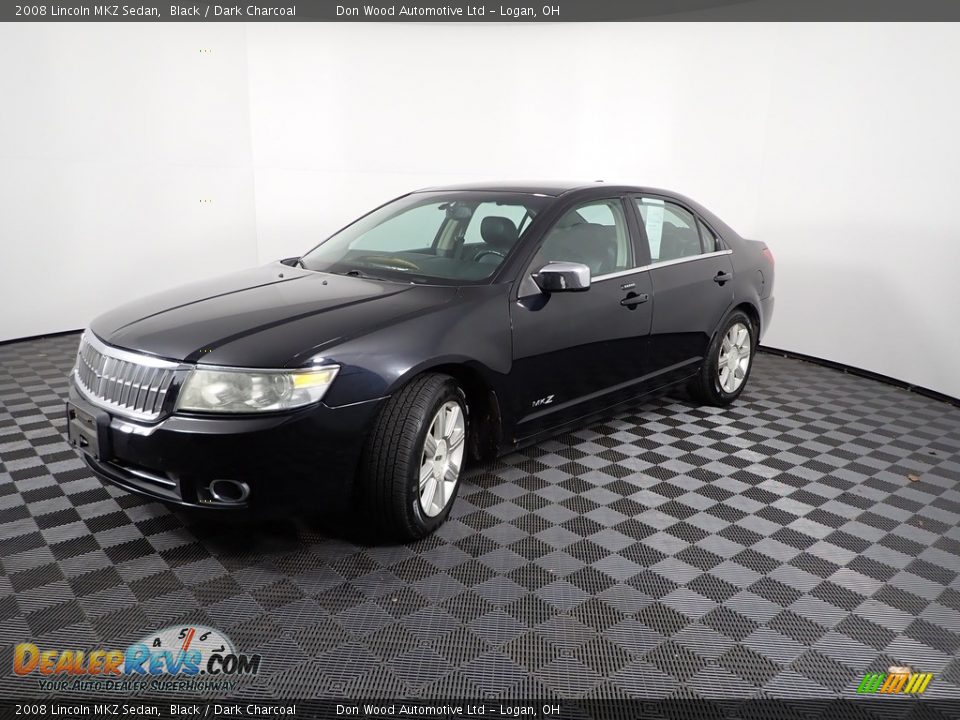 2008 Lincoln MKZ Sedan Black / Dark Charcoal Photo #4