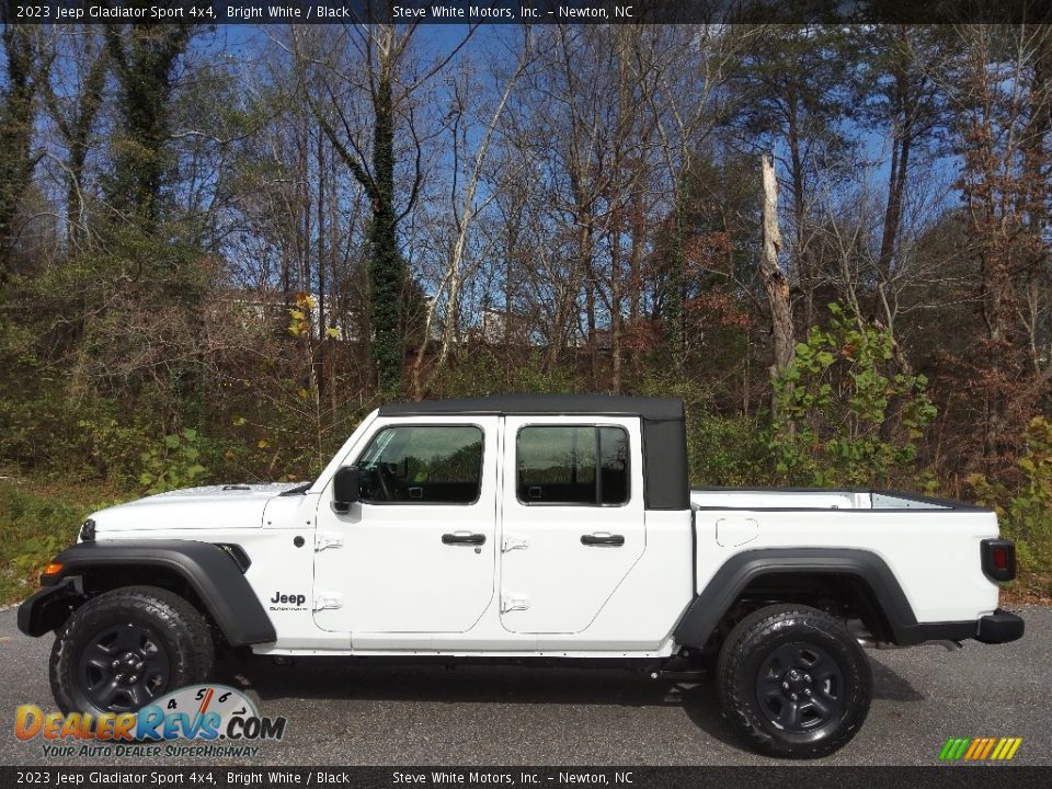 2023 Jeep Gladiator Sport 4x4 Bright White / Black Photo #1