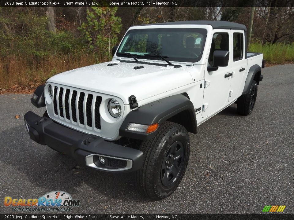 2023 Jeep Gladiator Sport 4x4 Bright White / Black Photo #2