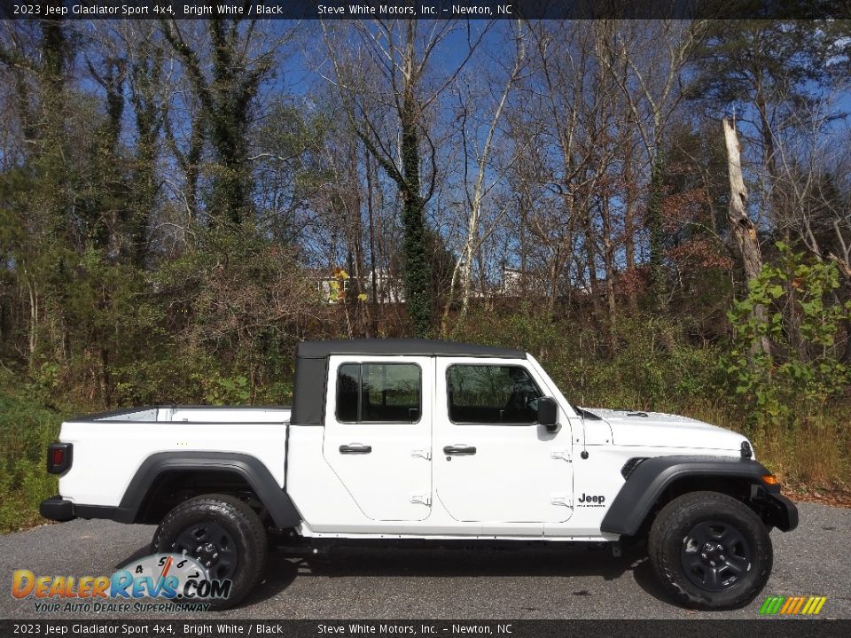 2023 Jeep Gladiator Sport 4x4 Bright White / Black Photo #5