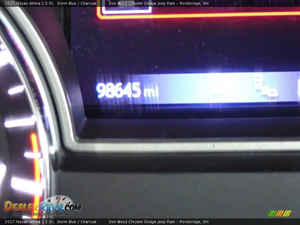 2017 Nissan Altima 2.5 SV Storm Blue / Charcoal Photo #30