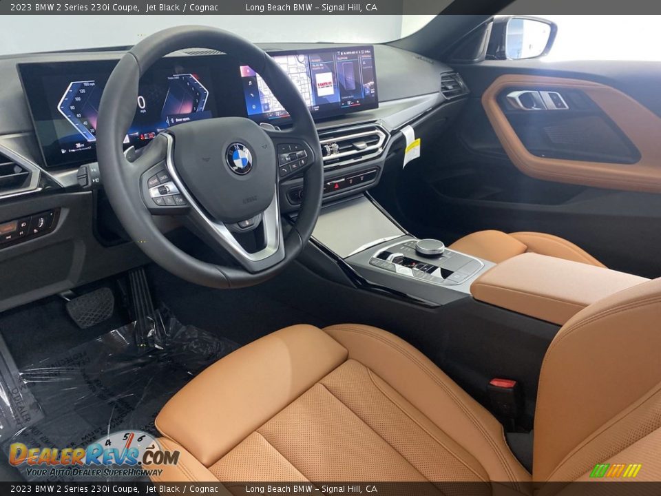 2023 BMW 2 Series 230i Coupe Jet Black / Cognac Photo #12