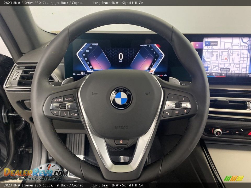 2023 BMW 2 Series 230i Coupe Jet Black / Cognac Photo #14