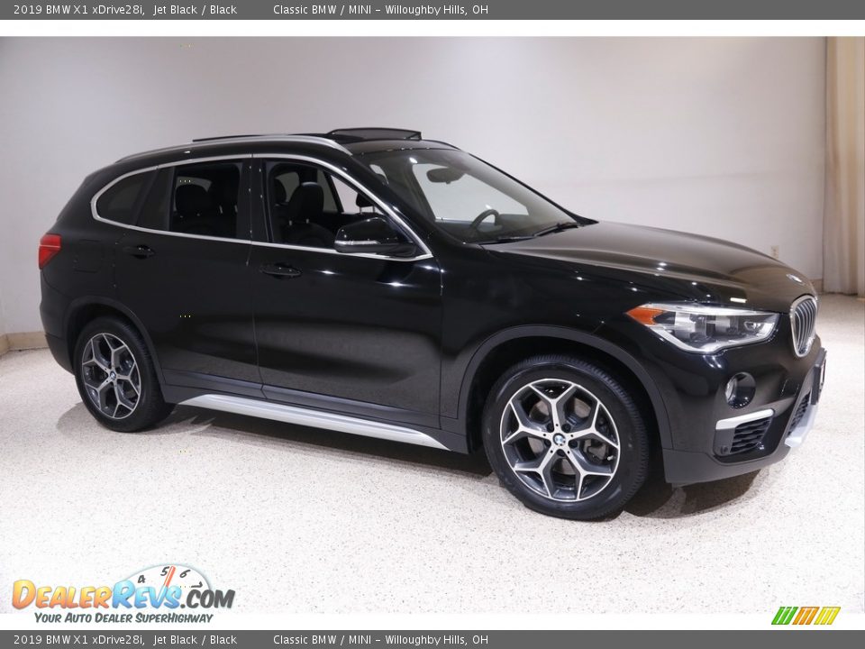 2019 BMW X1 xDrive28i Jet Black / Black Photo #1