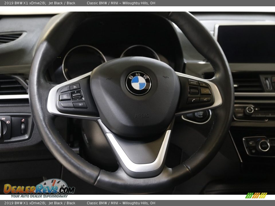 2019 BMW X1 xDrive28i Jet Black / Black Photo #7