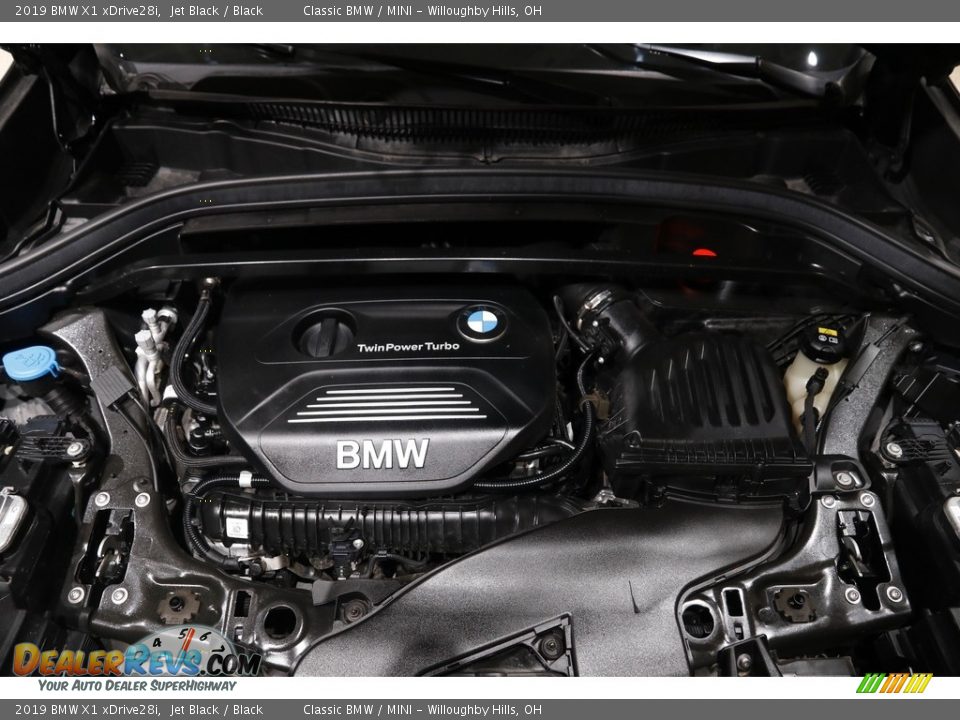 2019 BMW X1 xDrive28i Jet Black / Black Photo #24