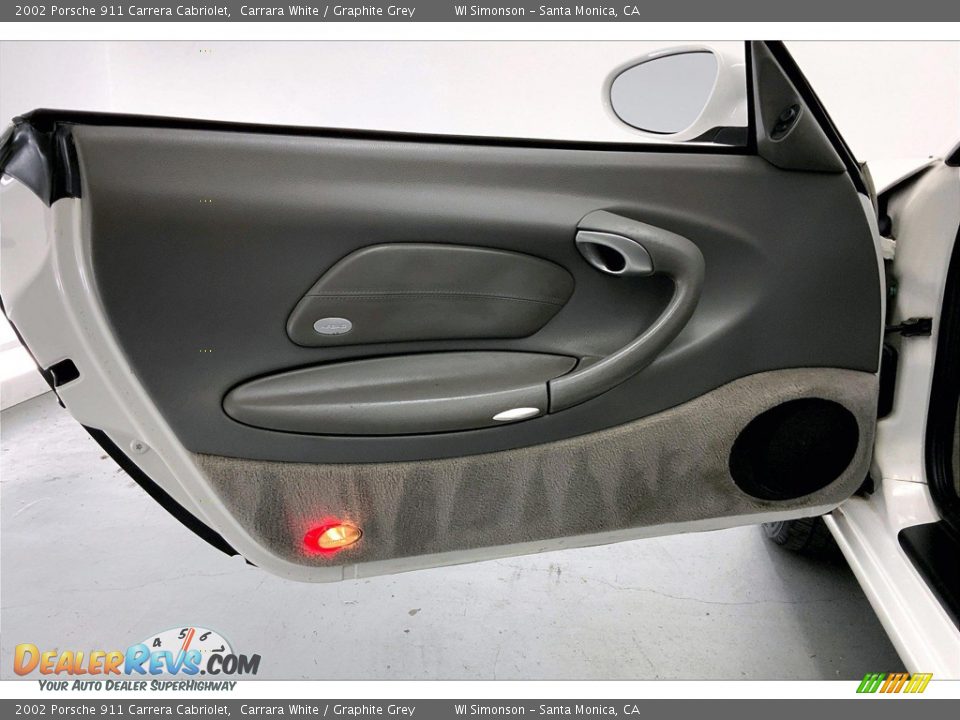 Door Panel of 2002 Porsche 911 Carrera Cabriolet Photo #25