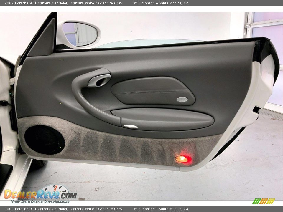 Door Panel of 2002 Porsche 911 Carrera Cabriolet Photo #26