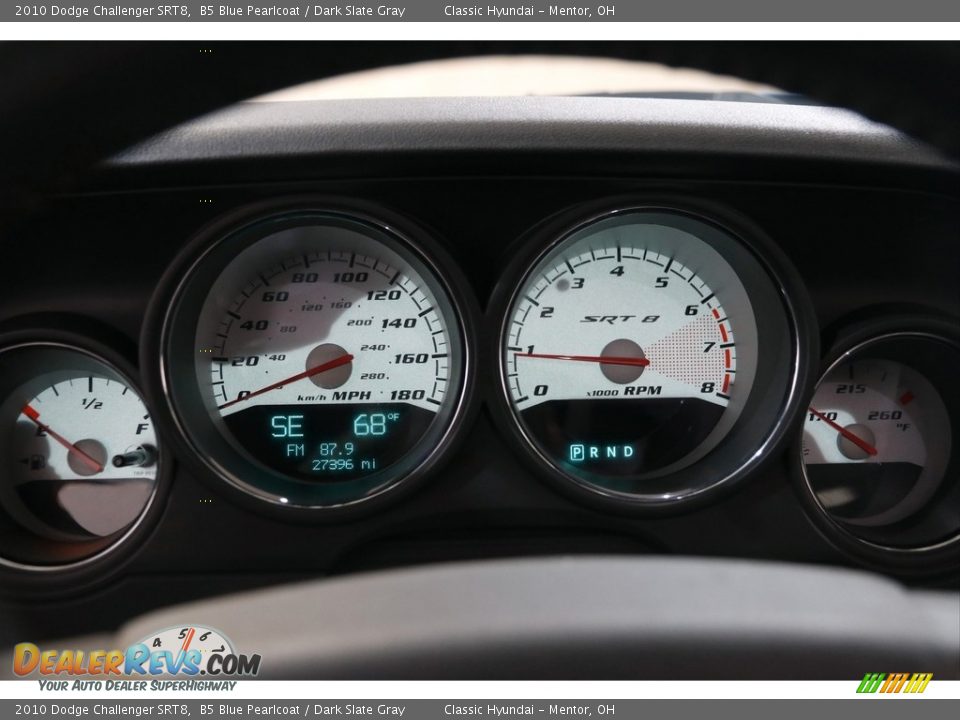 2010 Dodge Challenger SRT8 B5 Blue Pearlcoat / Dark Slate Gray Photo #8