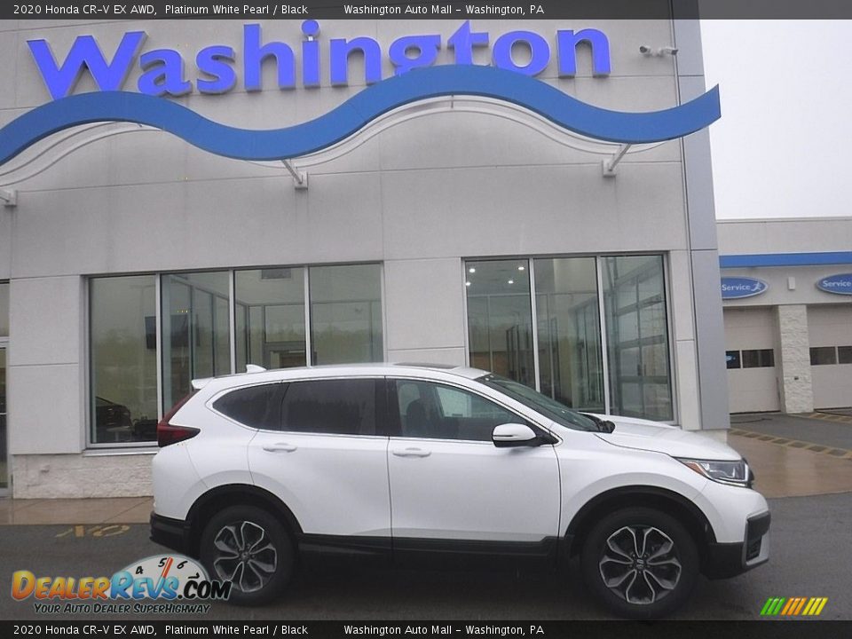 2020 Honda CR-V EX AWD Platinum White Pearl / Black Photo #2
