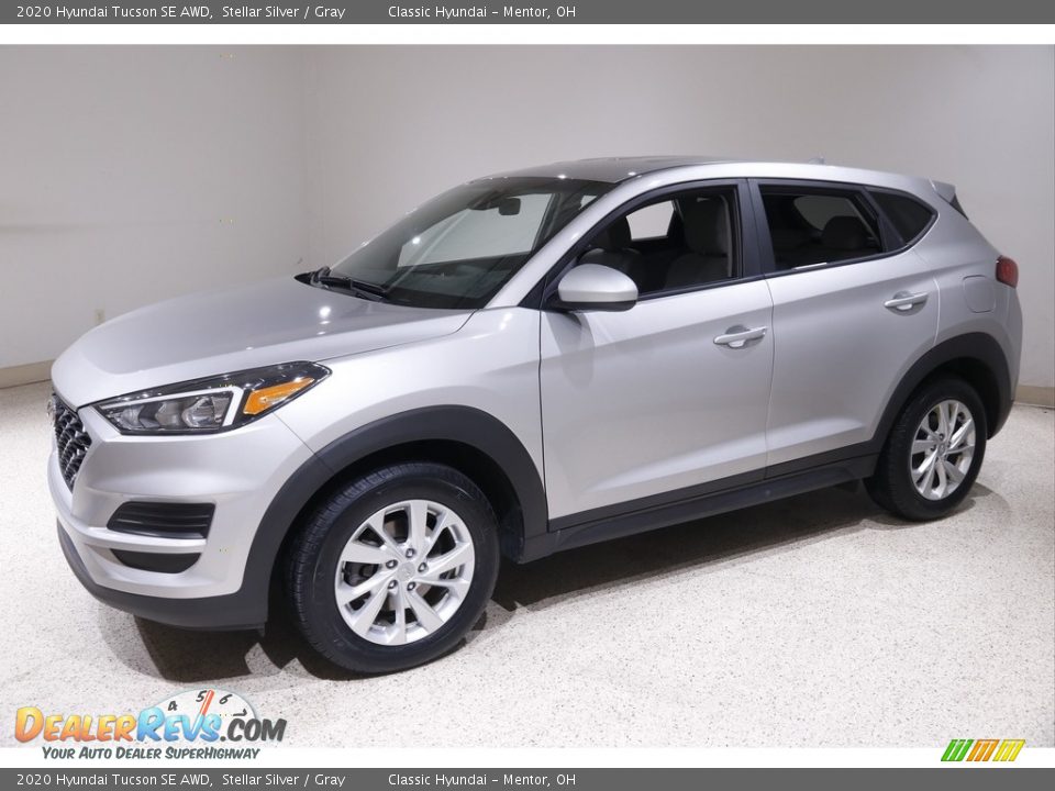 2020 Hyundai Tucson SE AWD Stellar Silver / Gray Photo #3