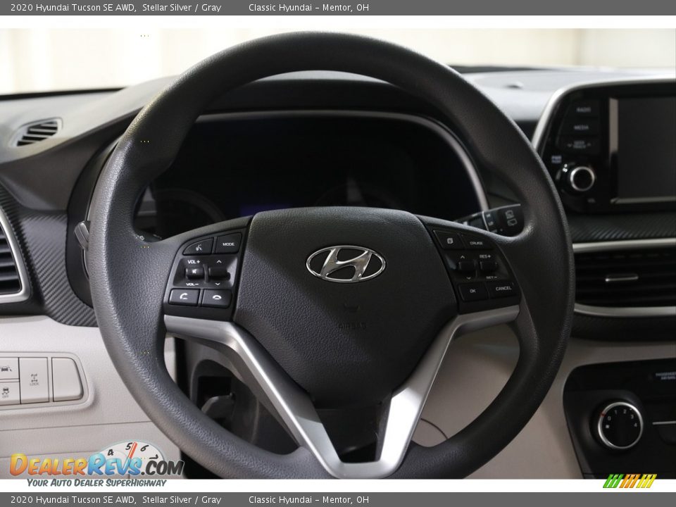 2020 Hyundai Tucson SE AWD Stellar Silver / Gray Photo #7
