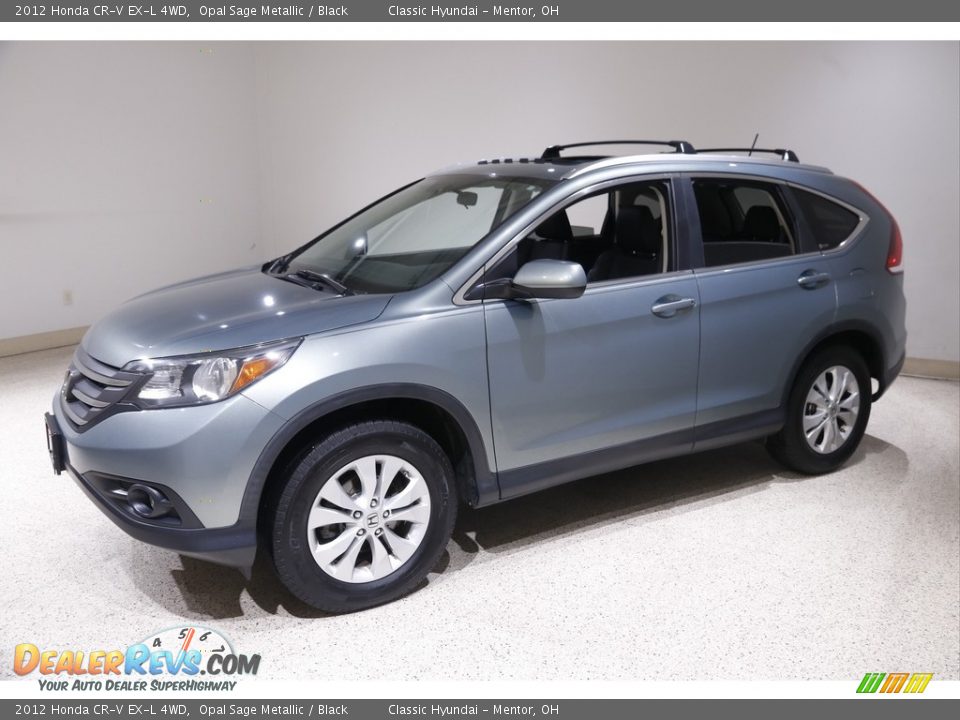 2012 Honda CR-V EX-L 4WD Opal Sage Metallic / Black Photo #3