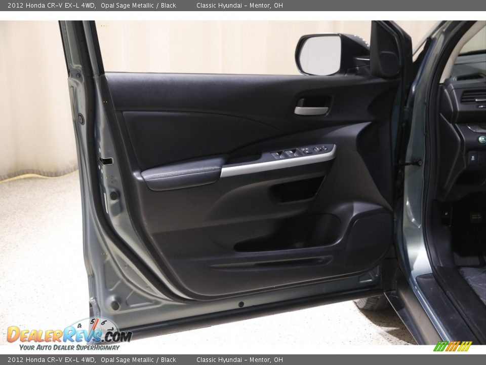 2012 Honda CR-V EX-L 4WD Opal Sage Metallic / Black Photo #4