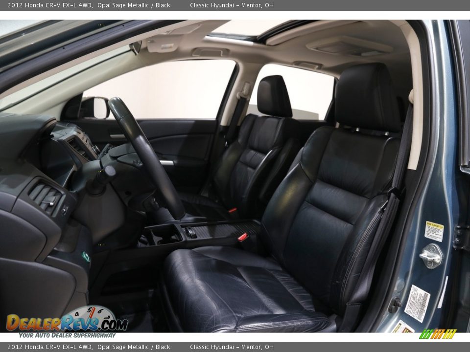 2012 Honda CR-V EX-L 4WD Opal Sage Metallic / Black Photo #5