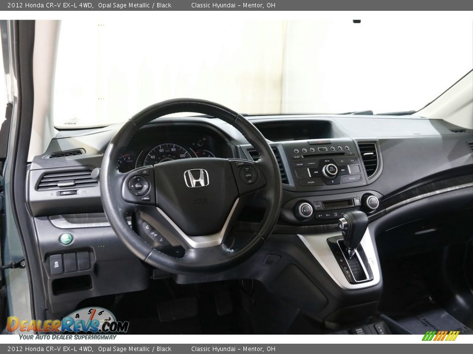 2012 Honda CR-V EX-L 4WD Opal Sage Metallic / Black Photo #6
