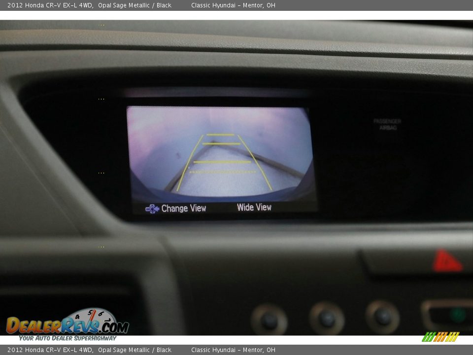 2012 Honda CR-V EX-L 4WD Opal Sage Metallic / Black Photo #12