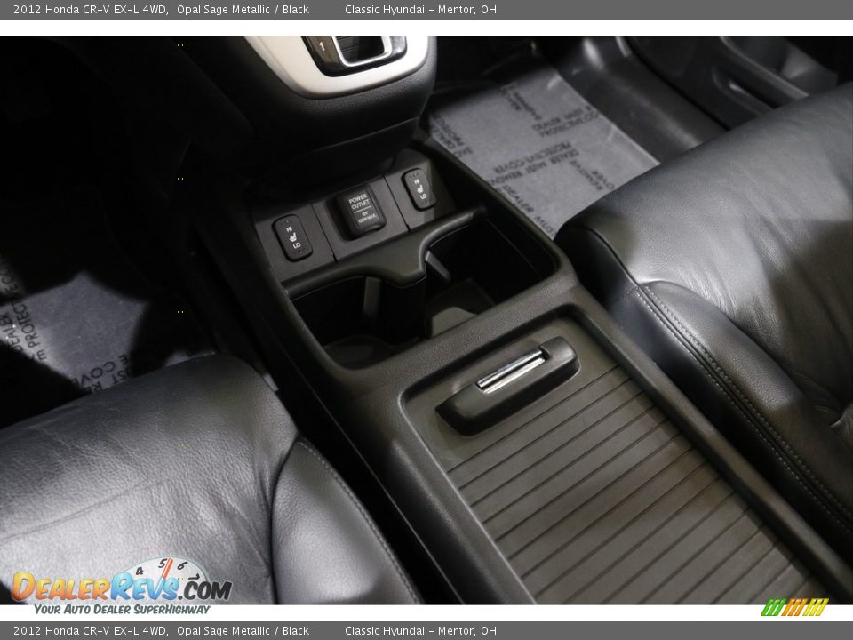 2012 Honda CR-V EX-L 4WD Opal Sage Metallic / Black Photo #13