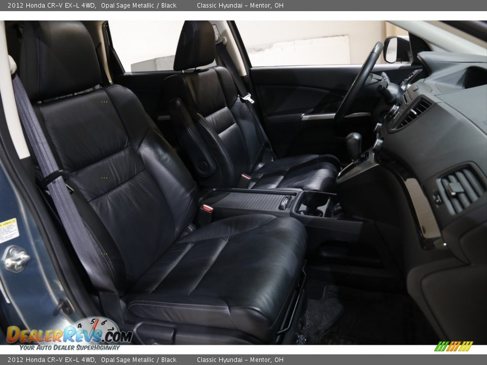2012 Honda CR-V EX-L 4WD Opal Sage Metallic / Black Photo #16