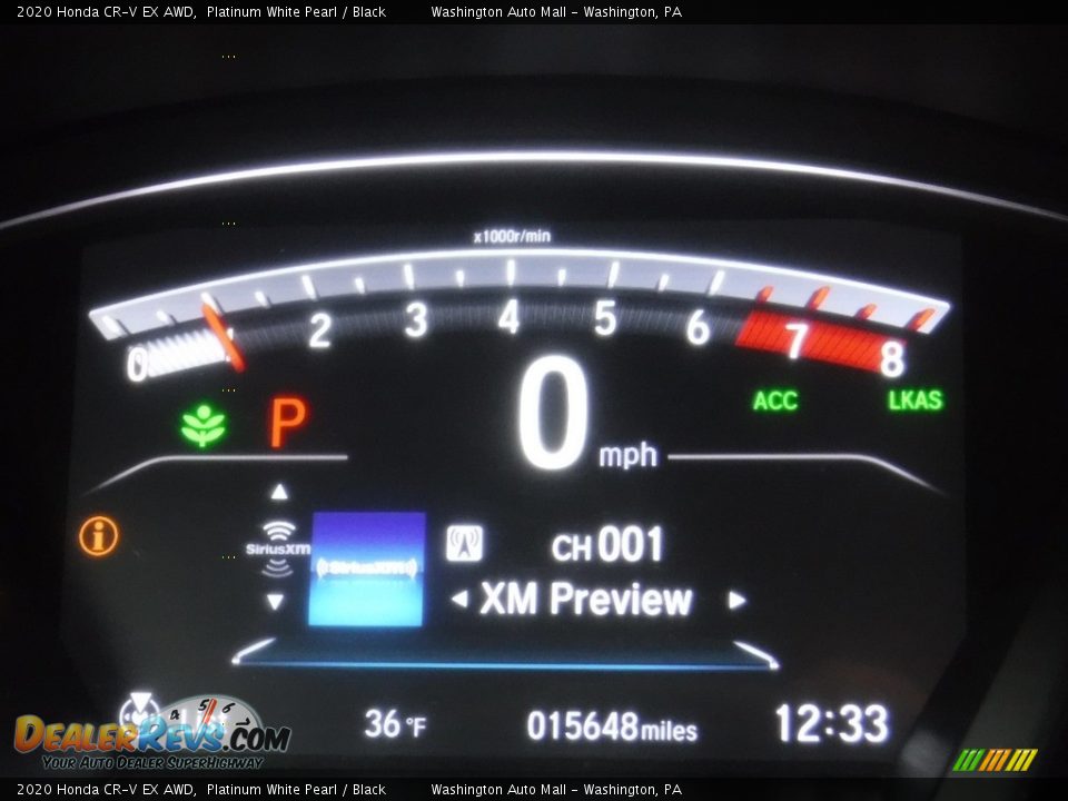 2020 Honda CR-V EX AWD Platinum White Pearl / Black Photo #34