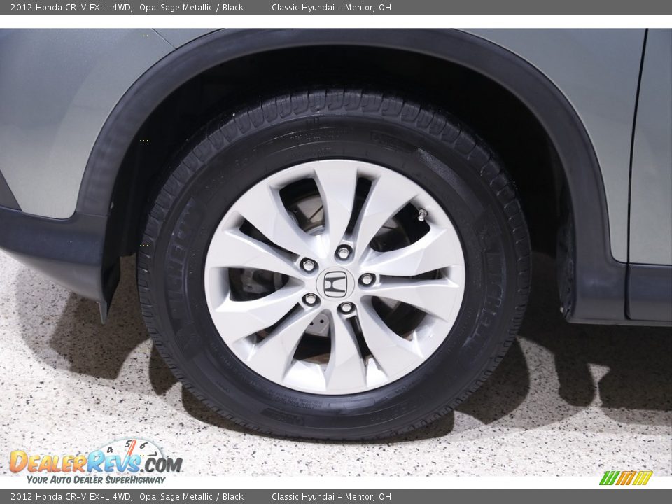 2012 Honda CR-V EX-L 4WD Opal Sage Metallic / Black Photo #21