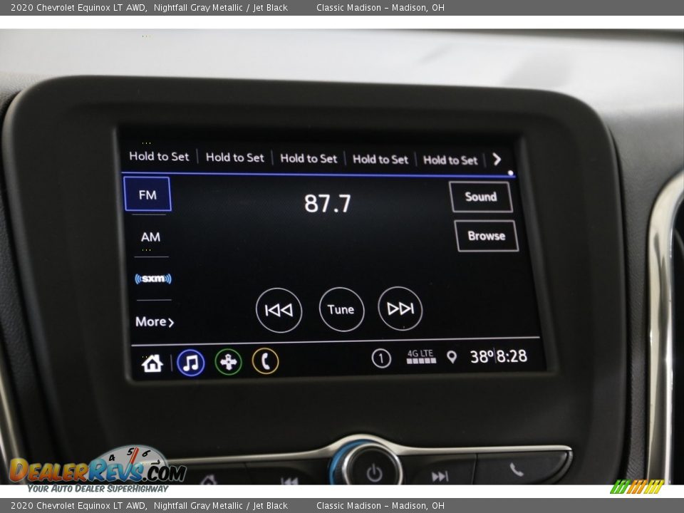 2020 Chevrolet Equinox LT AWD Nightfall Gray Metallic / Jet Black Photo #12