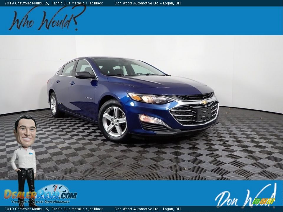 2019 Chevrolet Malibu LS Pacific Blue Metallic / Jet Black Photo #1