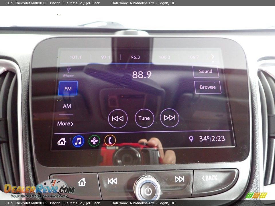 2019 Chevrolet Malibu LS Pacific Blue Metallic / Jet Black Photo #2