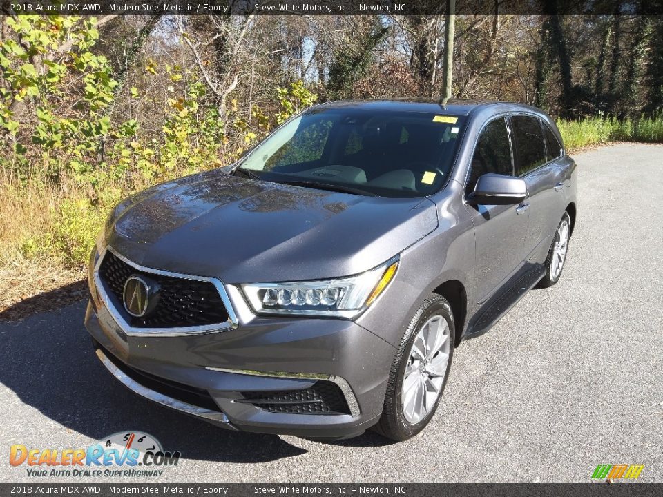 2018 Acura MDX AWD Modern Steel Metallic / Ebony Photo #3
