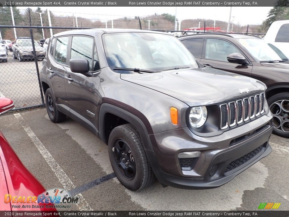 2020 Jeep Renegade Sport 4x4 Granite Crystal Metallic / Black Photo #3