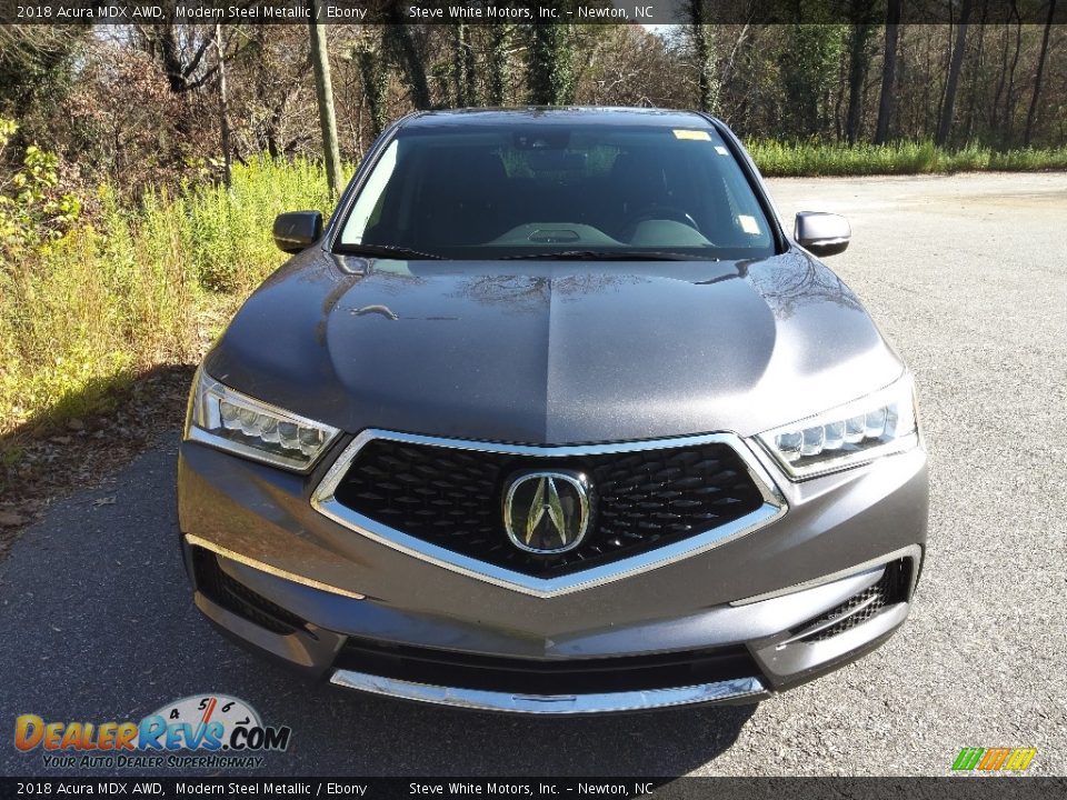 2018 Acura MDX AWD Modern Steel Metallic / Ebony Photo #4