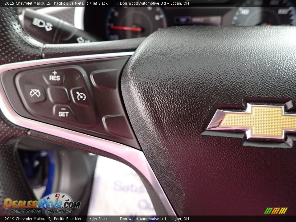 2019 Chevrolet Malibu LS Pacific Blue Metallic / Jet Black Photo #16