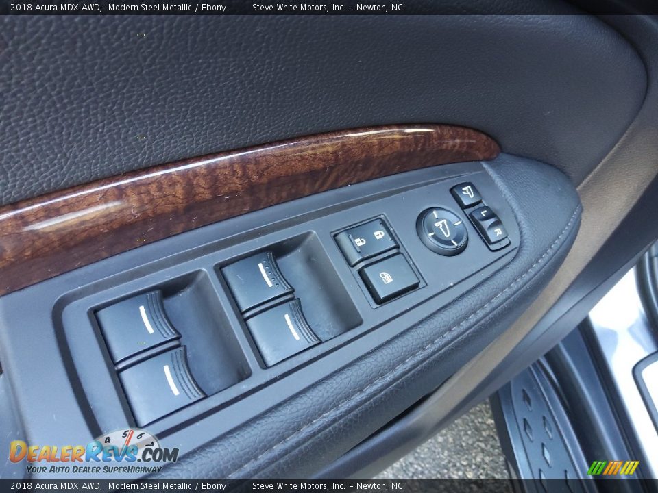 2018 Acura MDX AWD Modern Steel Metallic / Ebony Photo #14