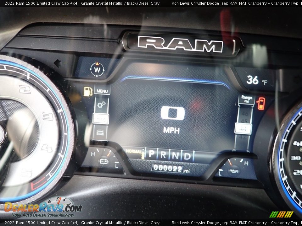 2022 Ram 1500 Limited Crew Cab 4x4 Gauges Photo #17