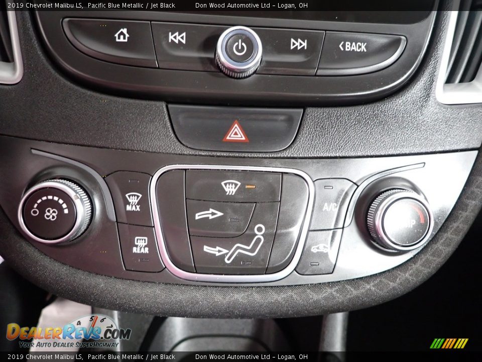 2019 Chevrolet Malibu LS Pacific Blue Metallic / Jet Black Photo #19