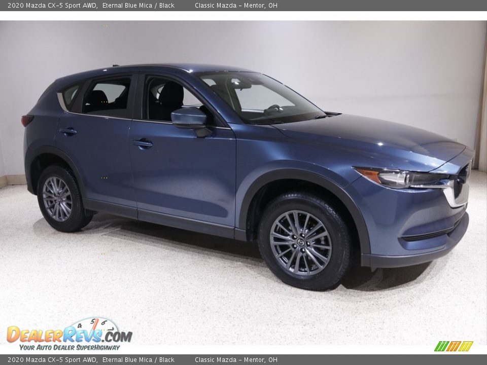 2020 Mazda CX-5 Sport AWD Eternal Blue Mica / Black Photo #1