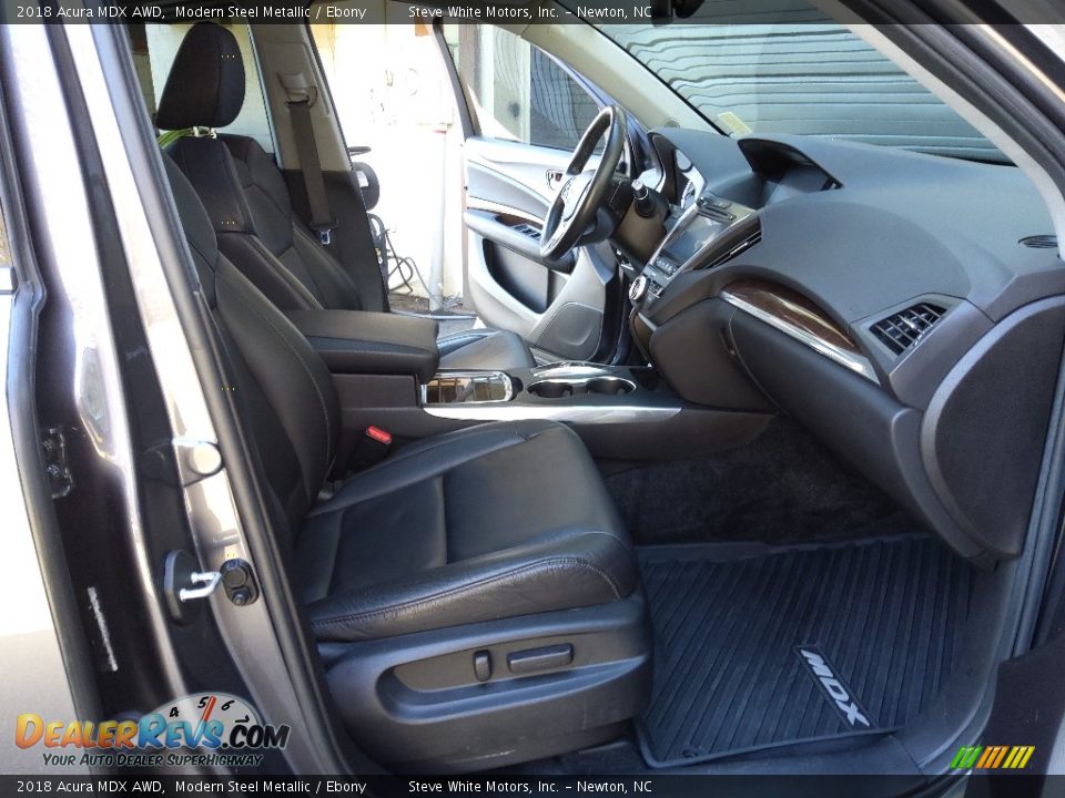 2018 Acura MDX AWD Modern Steel Metallic / Ebony Photo #22