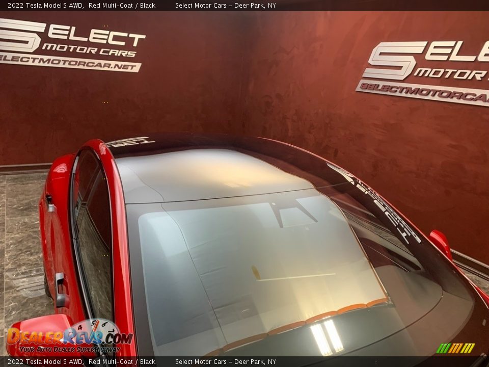 2022 Tesla Model S AWD Red Multi-Coat / Black Photo #5