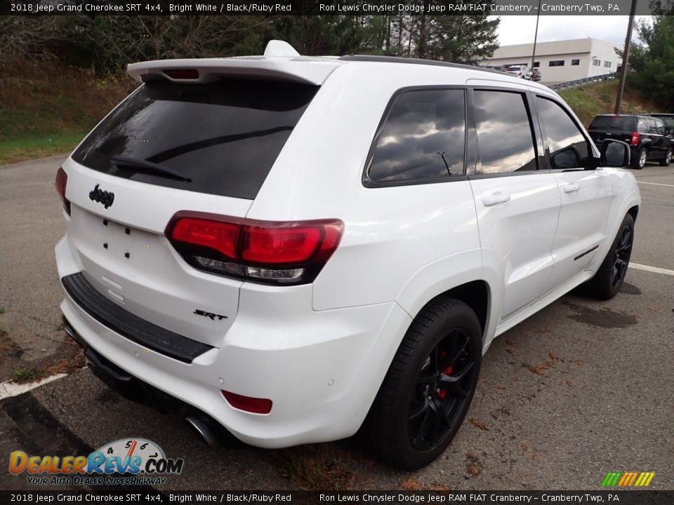 2018 Jeep Grand Cherokee SRT 4x4 Bright White / Black/Ruby Red Photo #4