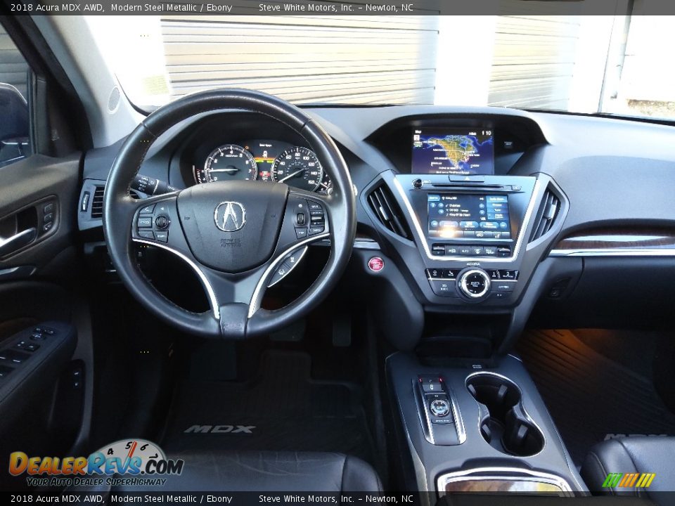 2018 Acura MDX AWD Modern Steel Metallic / Ebony Photo #23