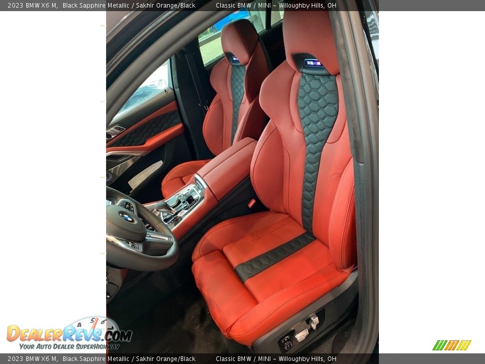 Sakhir Orange/Black Interior - 2023 BMW X6 M  Photo #4