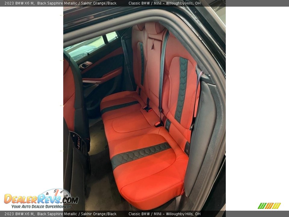 Rear Seat of 2023 BMW X6 M  Photo #5