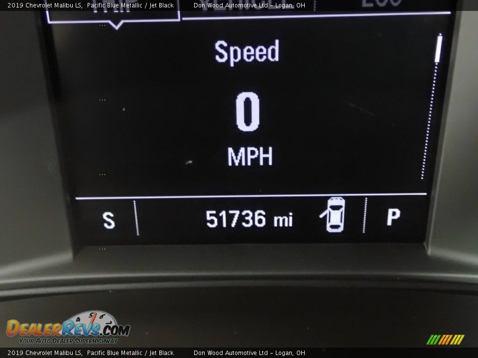 2019 Chevrolet Malibu LS Pacific Blue Metallic / Jet Black Photo #30