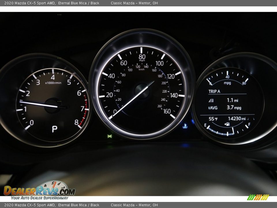 2020 Mazda CX-5 Sport AWD Eternal Blue Mica / Black Photo #8