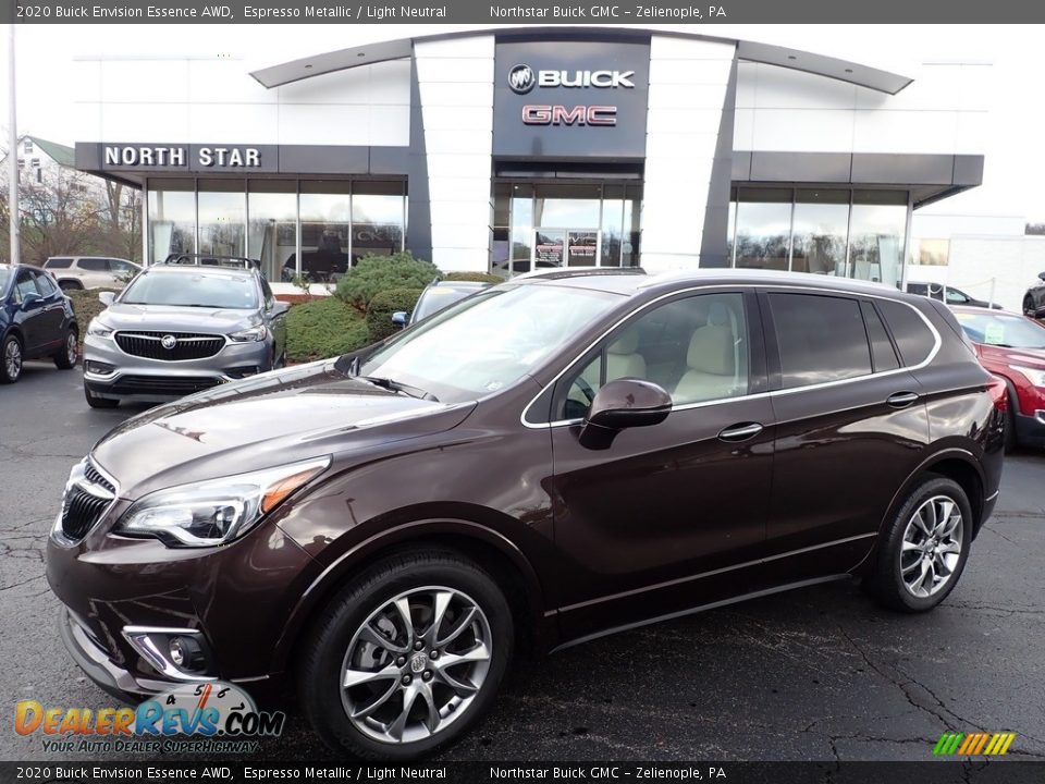 2020 Buick Envision Essence AWD Espresso Metallic / Light Neutral Photo #1