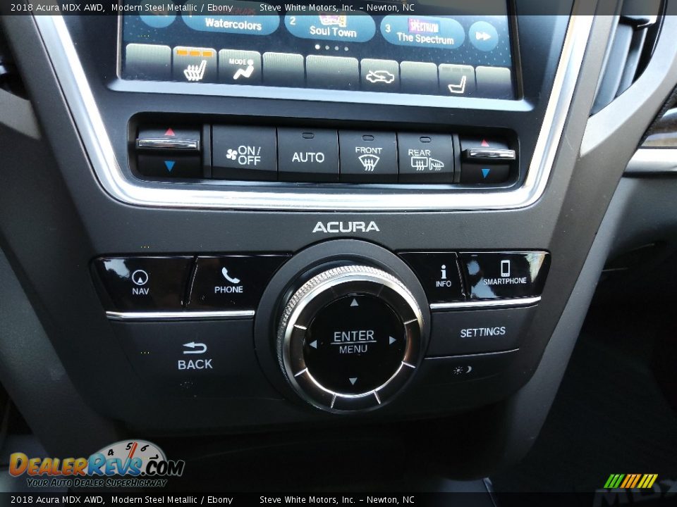 2018 Acura MDX AWD Modern Steel Metallic / Ebony Photo #31