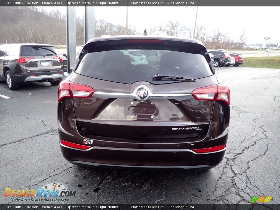 2020 Buick Envision Essence AWD Espresso Metallic / Light Neutral Photo #5