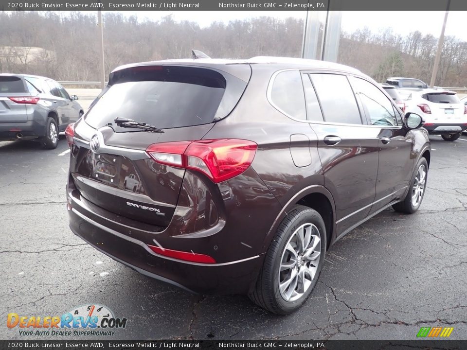 2020 Buick Envision Essence AWD Espresso Metallic / Light Neutral Photo #6