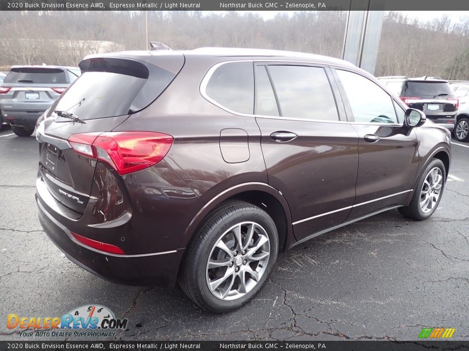 2020 Buick Envision Essence AWD Espresso Metallic / Light Neutral Photo #7